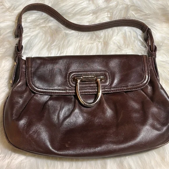 Antonio Melani Soft brown Leather Shoulder Bag #H-12 - Picture 9 of 9